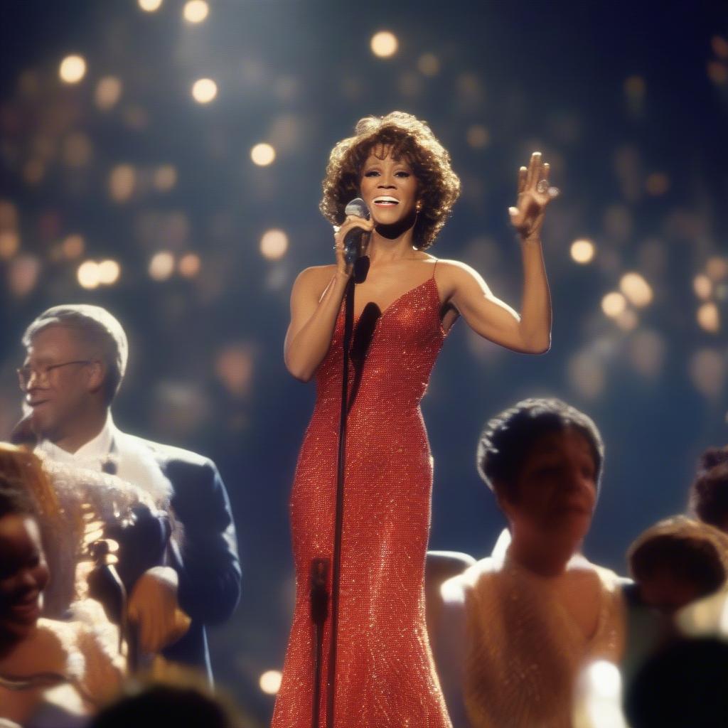 Whitney Houston Performing Joy to the World