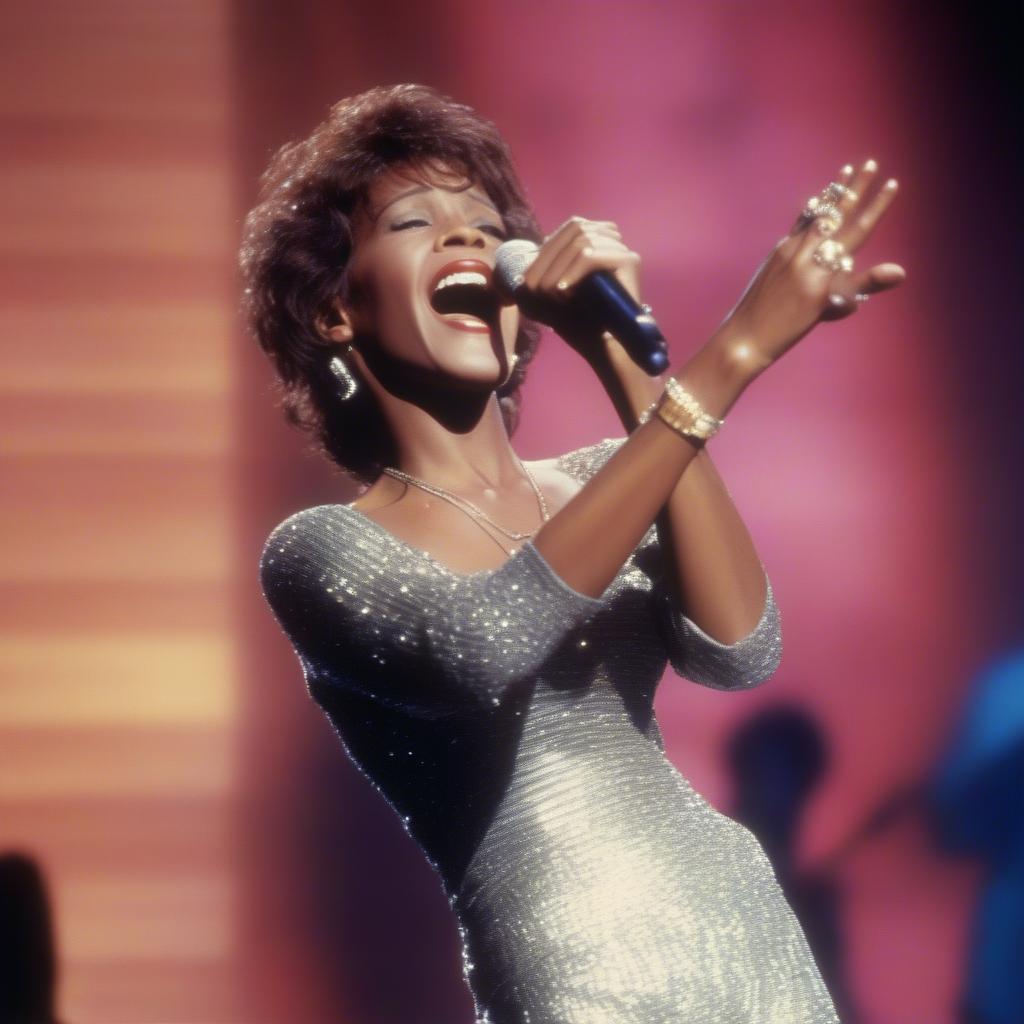 Whitney Houston Performing "One Moment in Time"