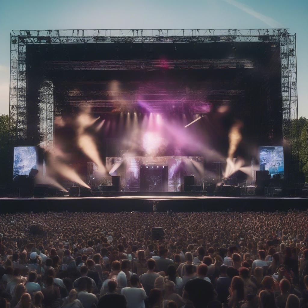 The main stage at Wireless Festival Germany 2019