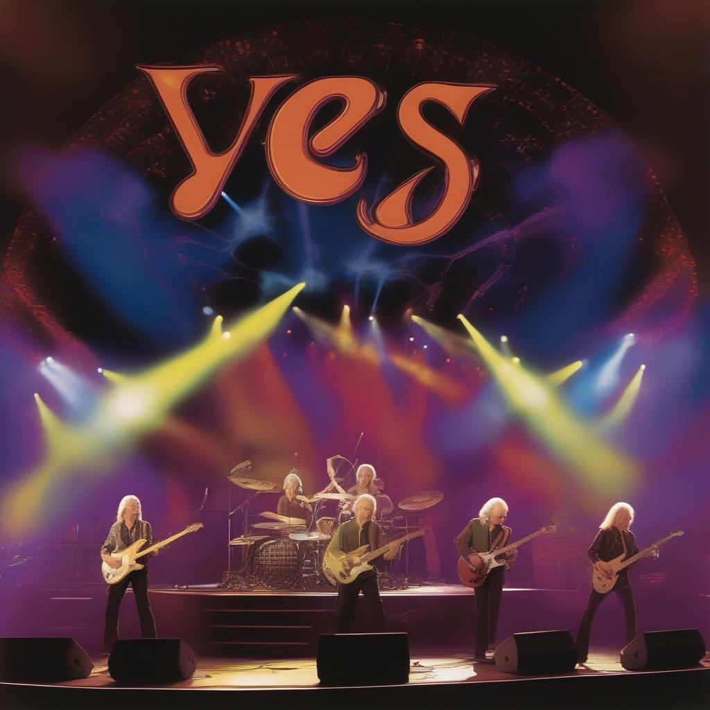 Yes Performing Live on Stage