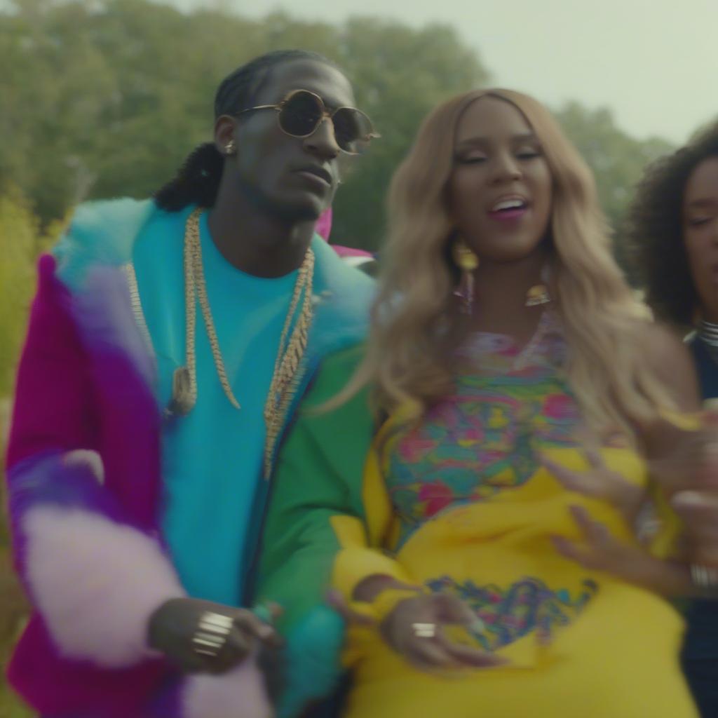 Young Thug in the "Best Friend" music video