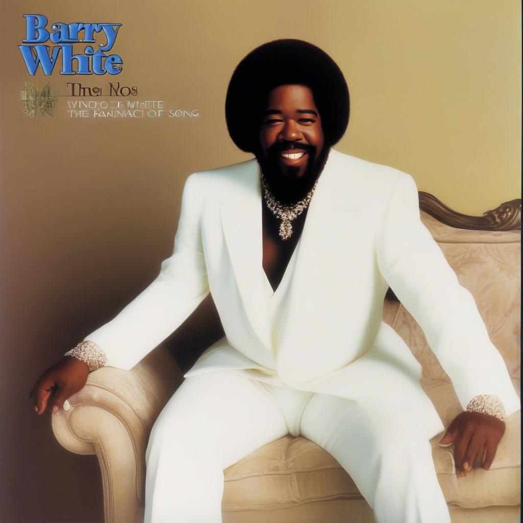 Barry White album cover for "You're the First, the Last, My Everything"