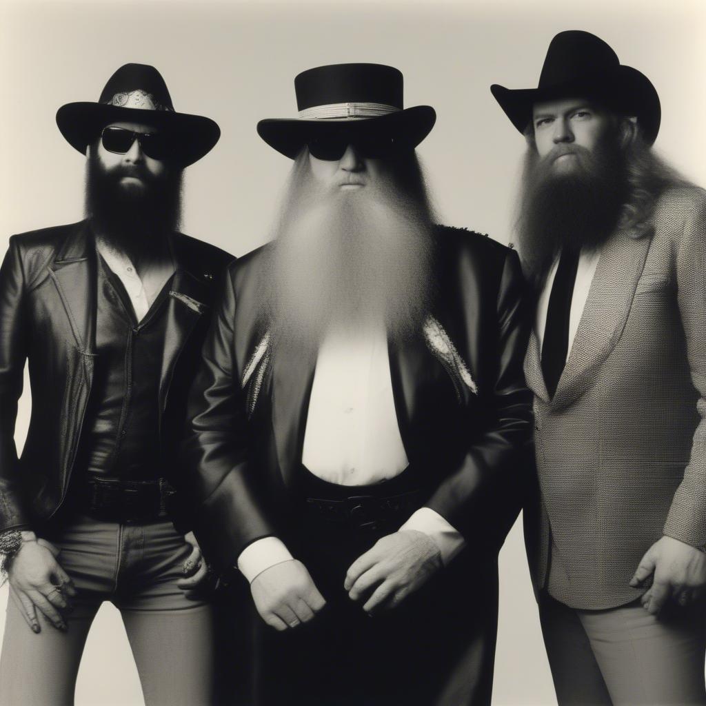 ZZ Top Band Photo During El Loco Era