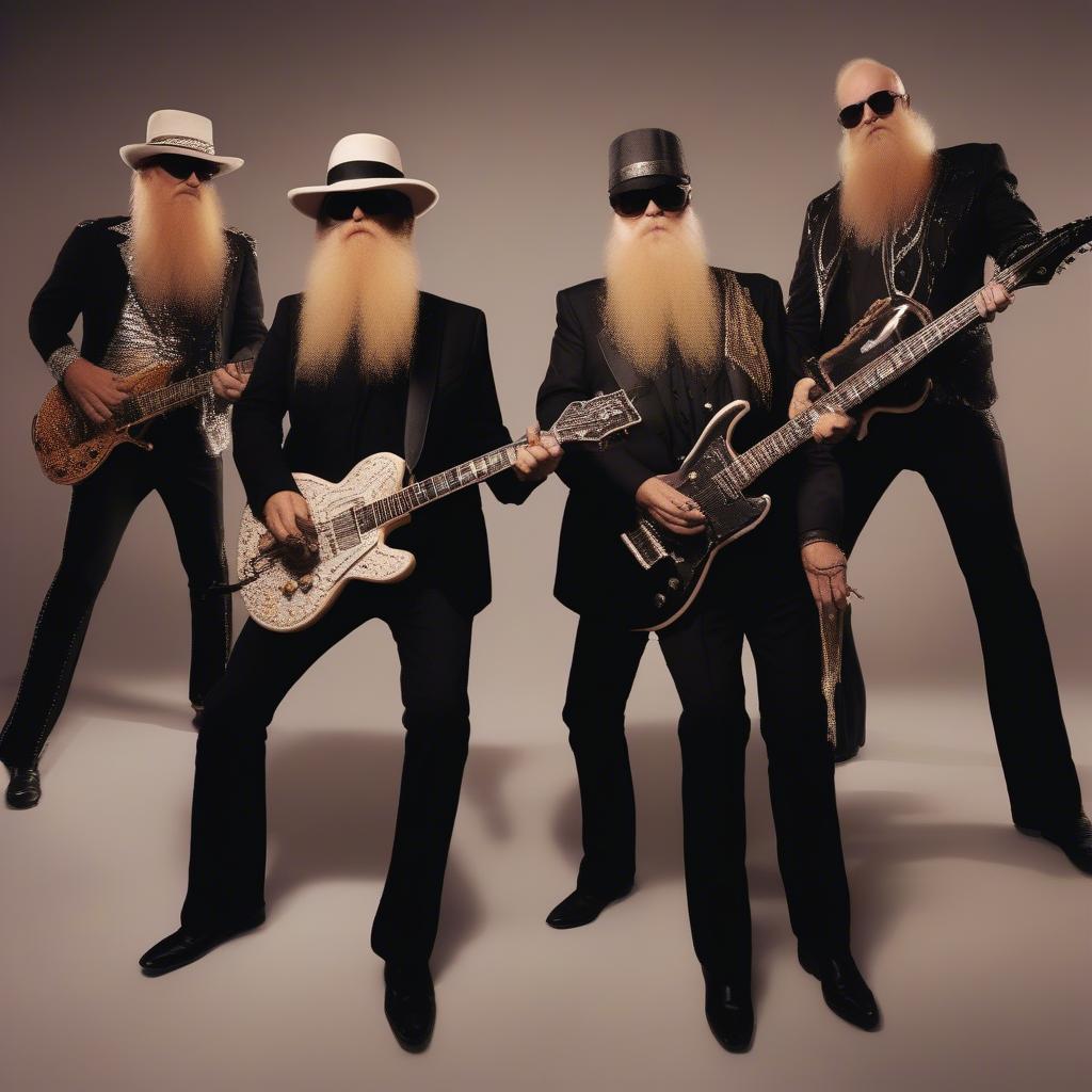 ZZ Top Performing "Pearl Necklace" Live