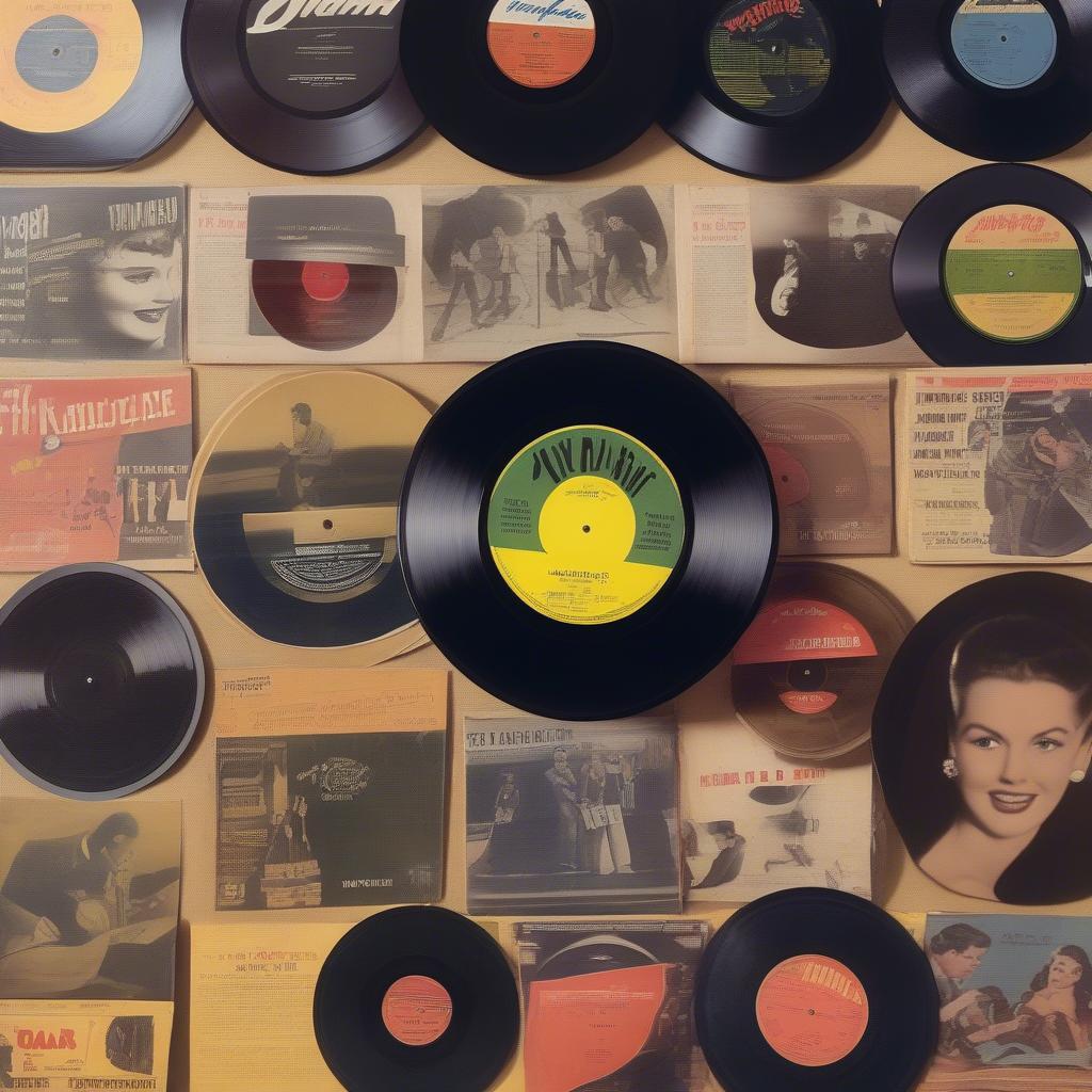 1955 Country Vinyl Records Collection