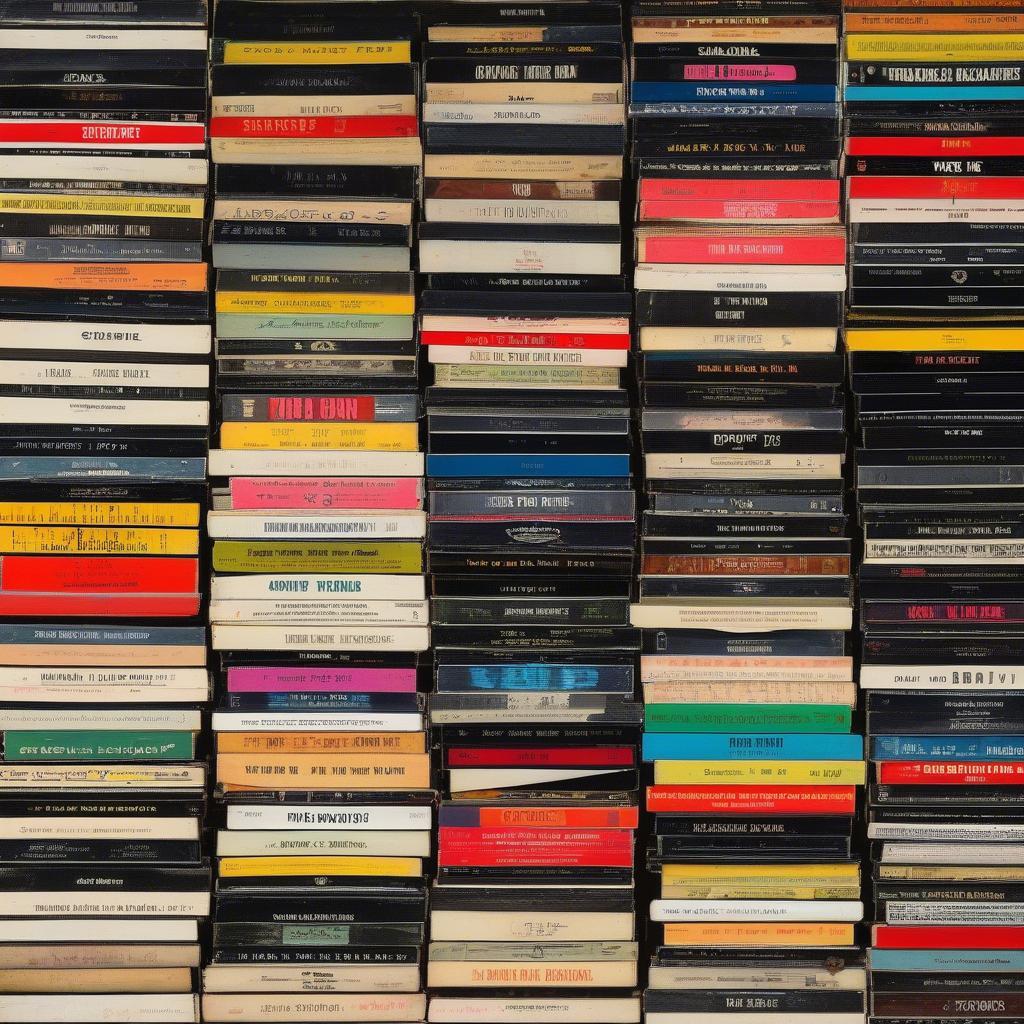 Stack of 1957 Vinyl Records