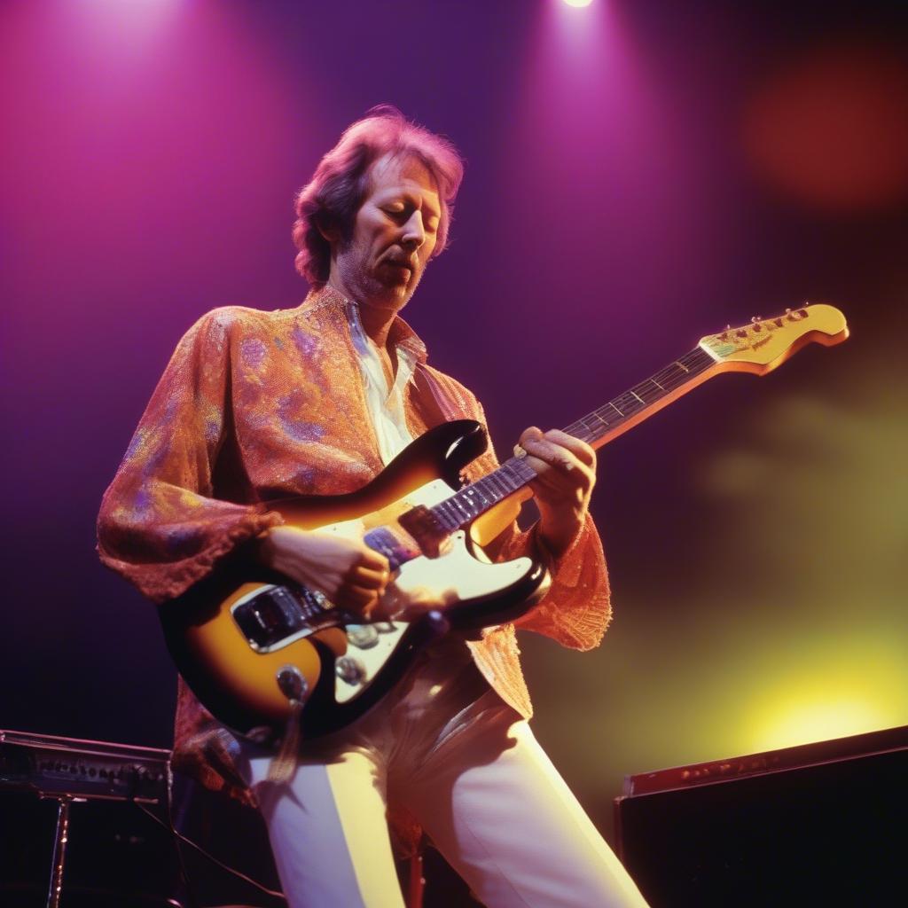 Eric Clapton performing with Cream