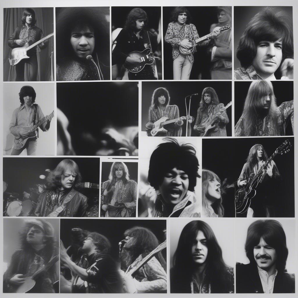 1968 Rock Icons in Live Performances