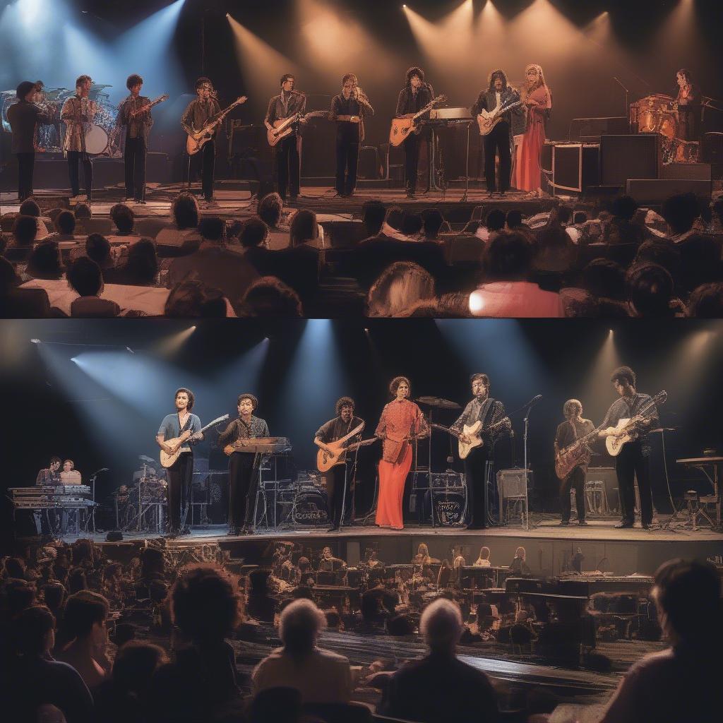 1982 Music Legacy - Modern musicians performing songs from 1982, showcasing the enduring influence of the era's music.