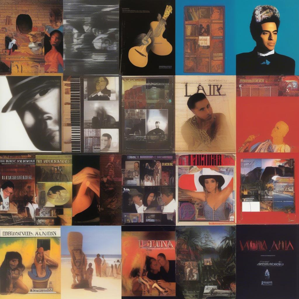 Iconic Latin Music Album Covers from 1995