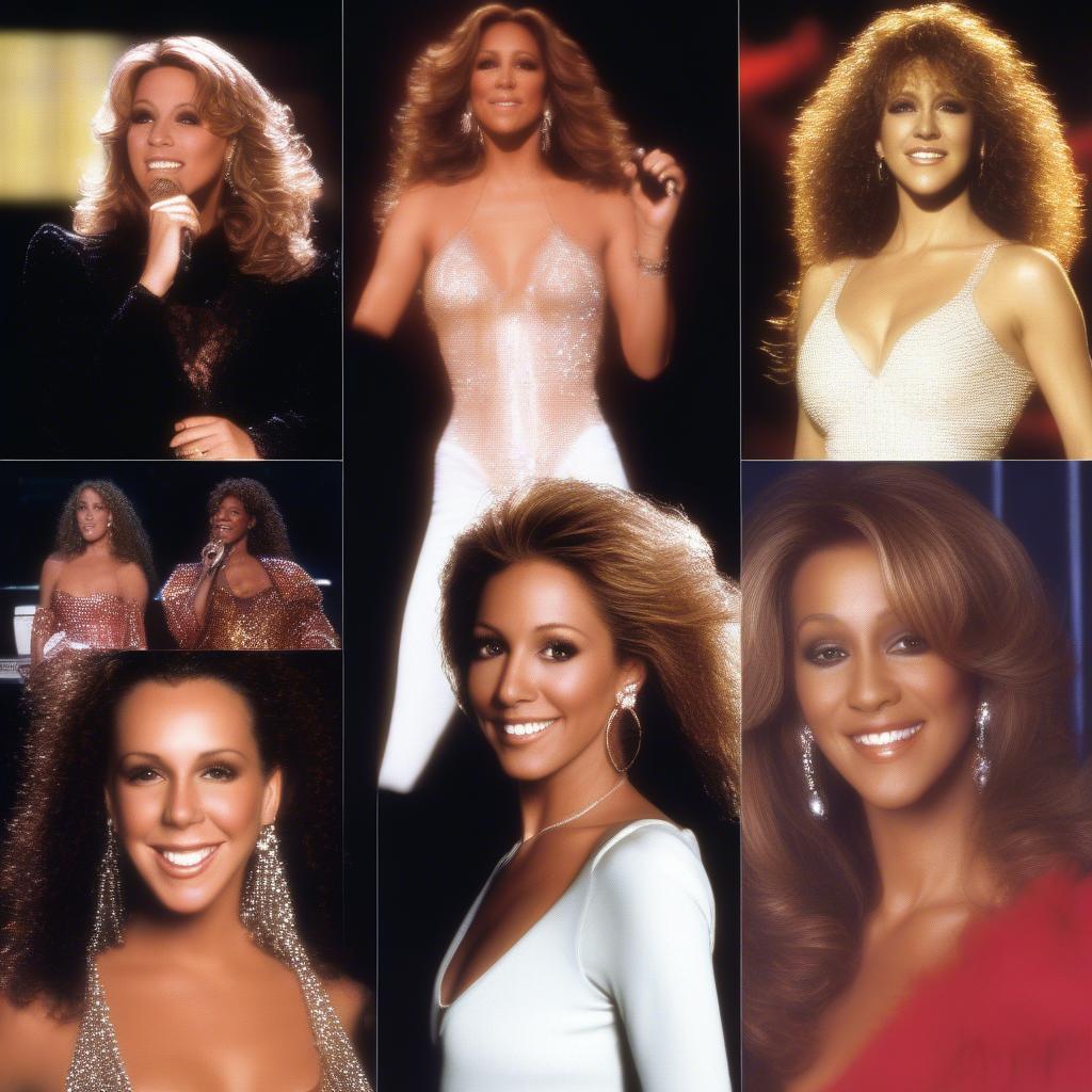 1996 Pop Divas: Mariah Carey, Celine Dion, and Whitney Houston