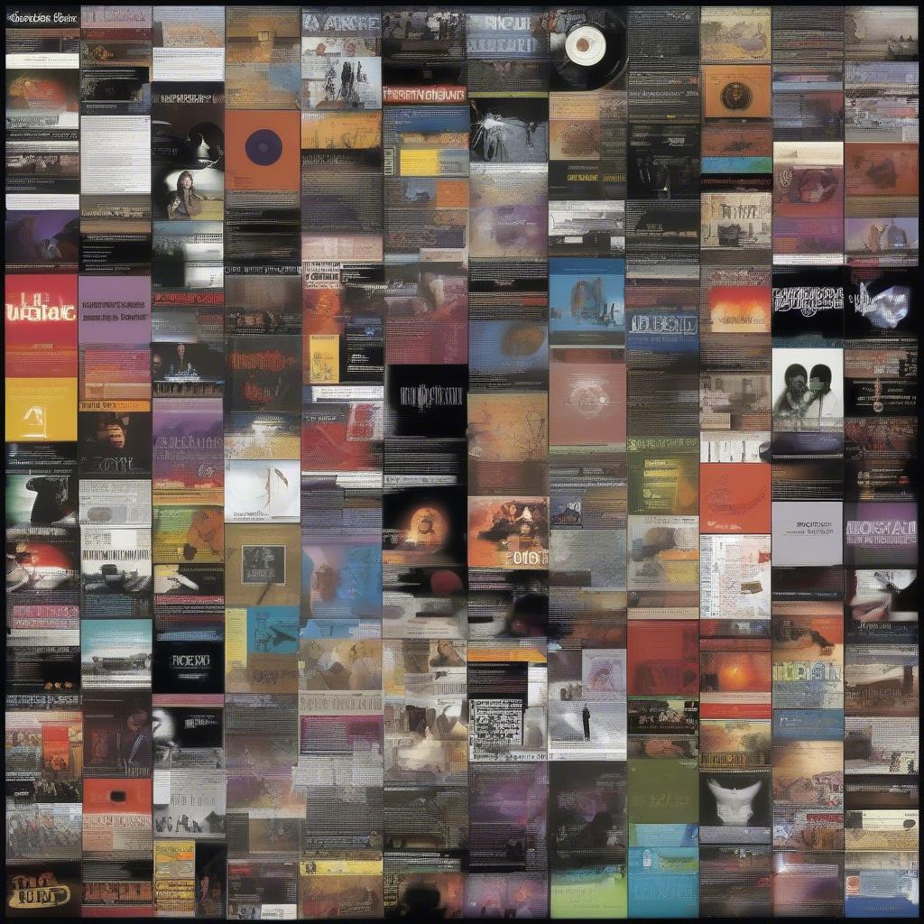 Dominant Music Genres of 2006:  A collage showcasing album covers and artists representing the leading genres of 2006, including pop, hip-hop, rock, and R&B.