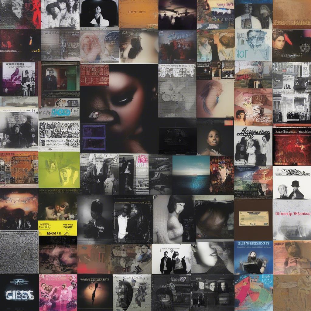 Collage of album covers from the top 10 songs of 2012