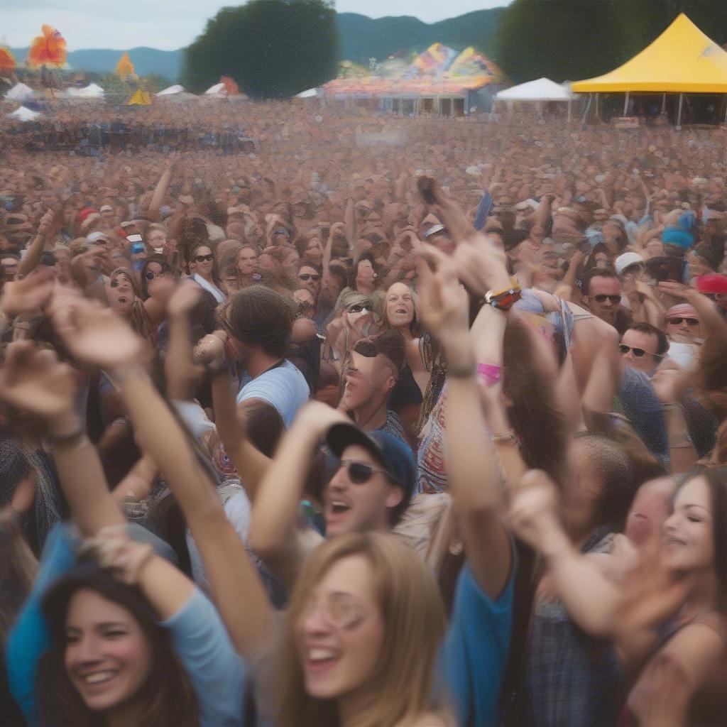 Crowd at a music festival in 2014