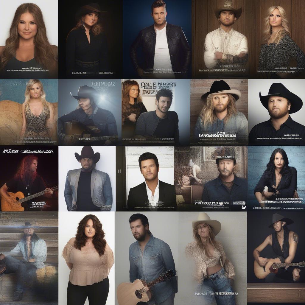 2017 Country Music Chart Toppers