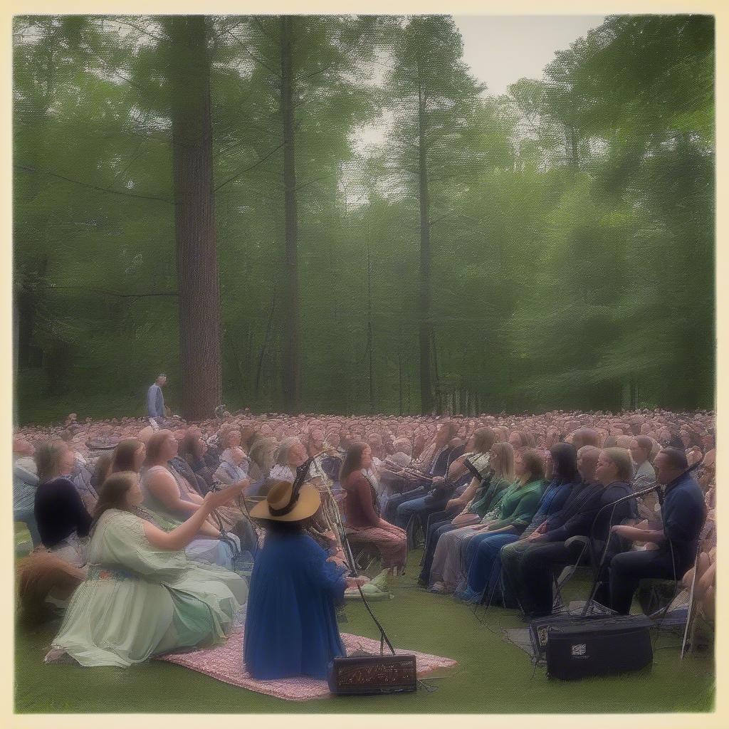 The Mountain Echoes performing "Whispering Pines" at the 2019 Leaf Festival Spring