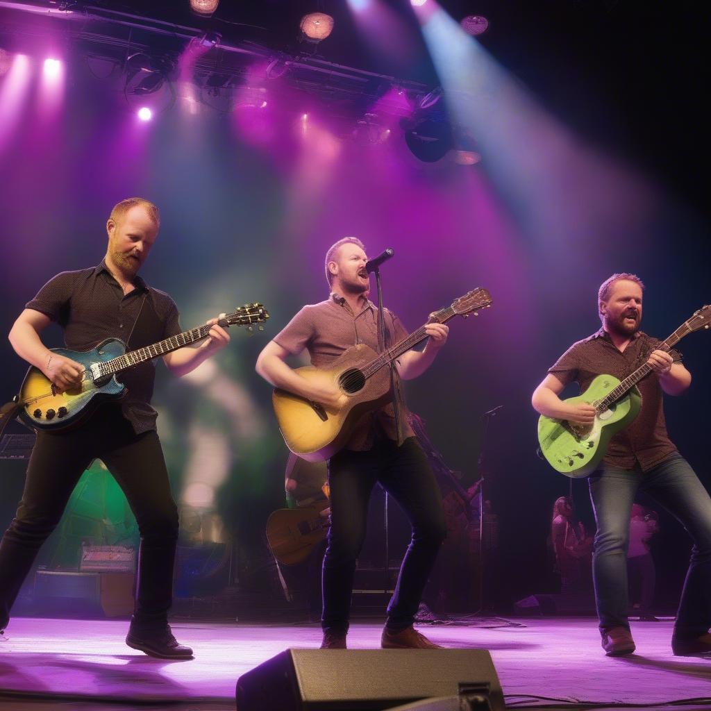 Gaelic Storm Performing at the 2019 Milwaukee Irish Fest