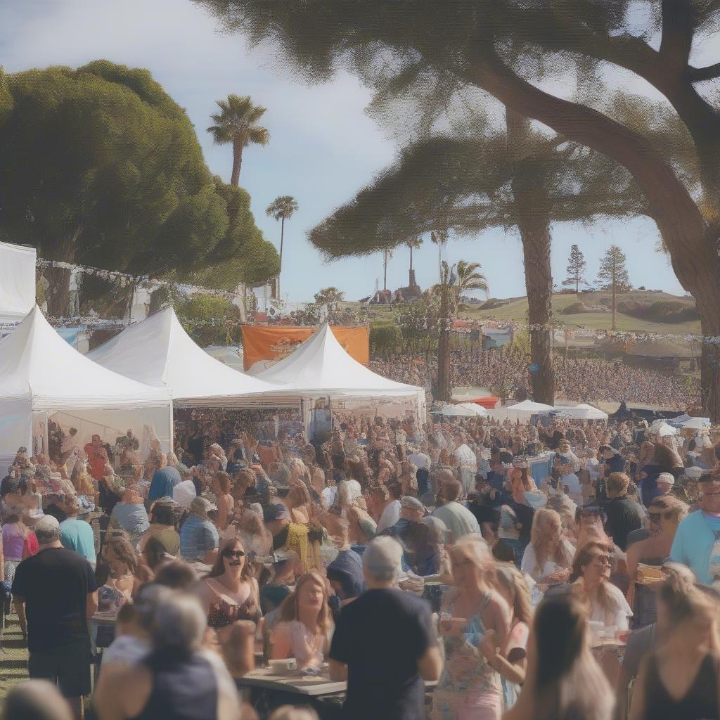 Energetic Crowd at the 2019 Sabroso Fest Dana Point