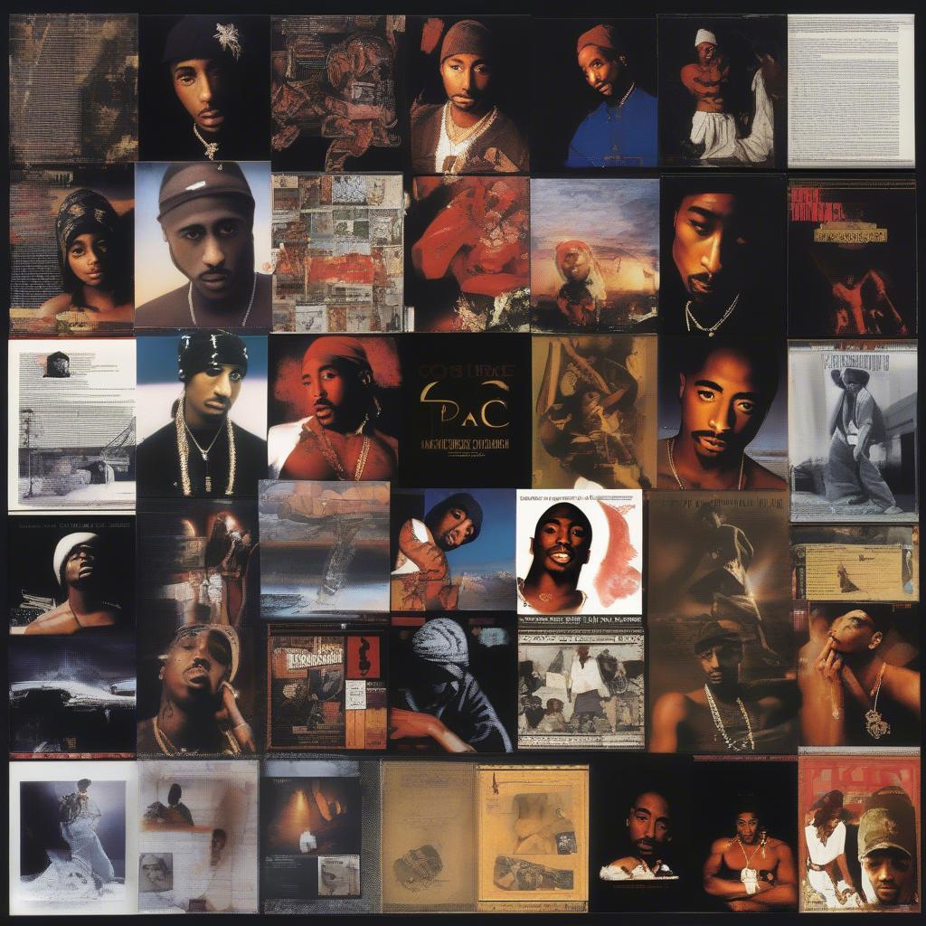 2Pac Album Covers - Greatest Hits Compilation