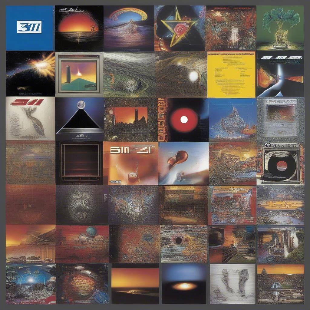 A Collection of 311 Album Covers