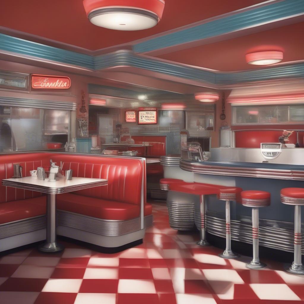 50s Jukebox and Diners