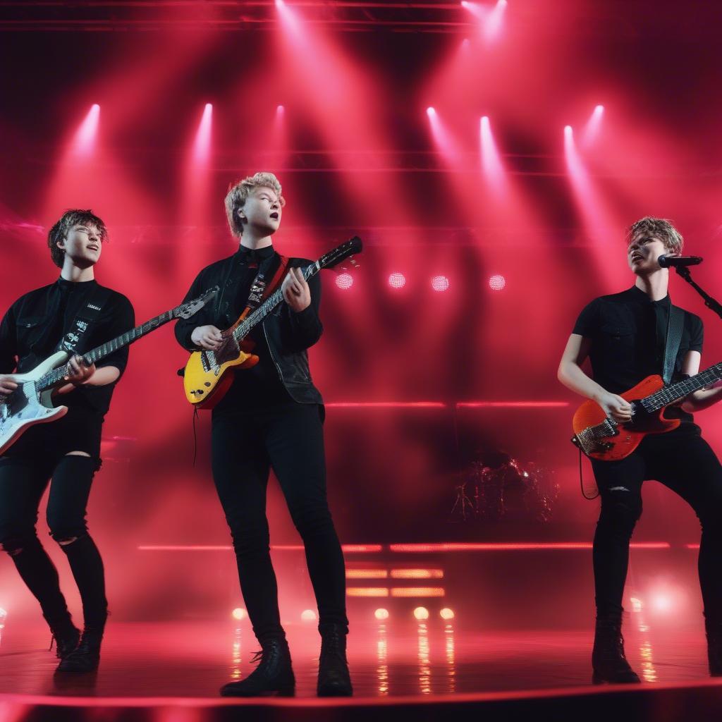 5SOS Performing Youngblood Live