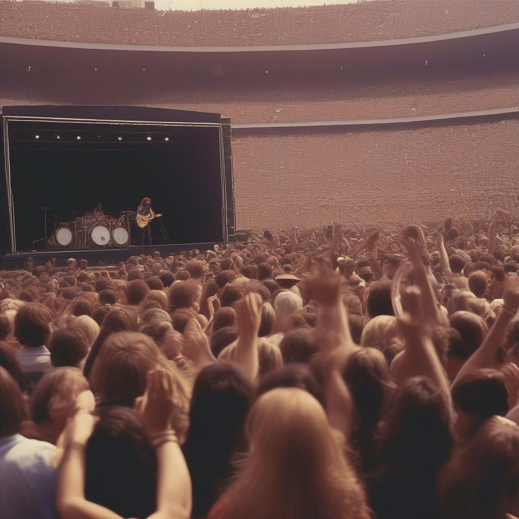 70s Rock Concert: Live Performance Energy