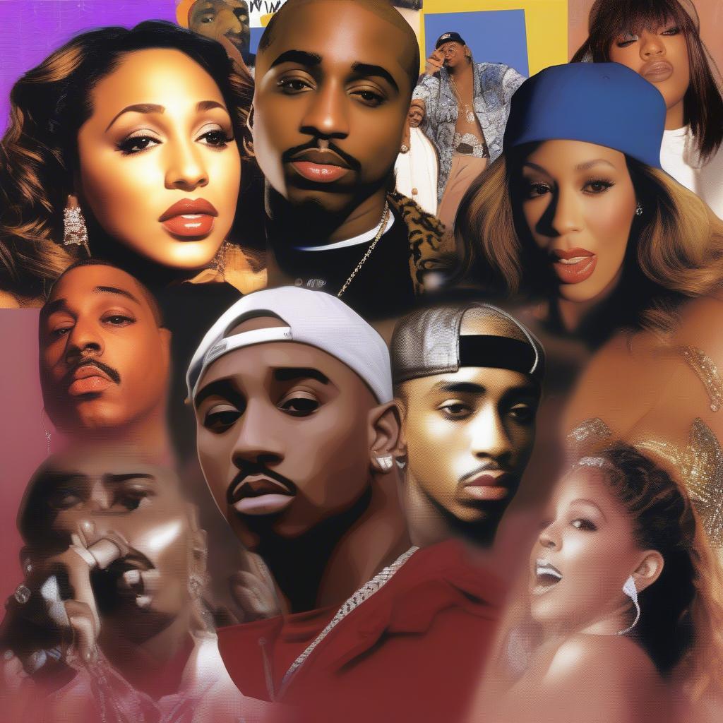 90s Hip-Hop and R&B Icons: Tupac, Biggie, Mariah, and Whitney