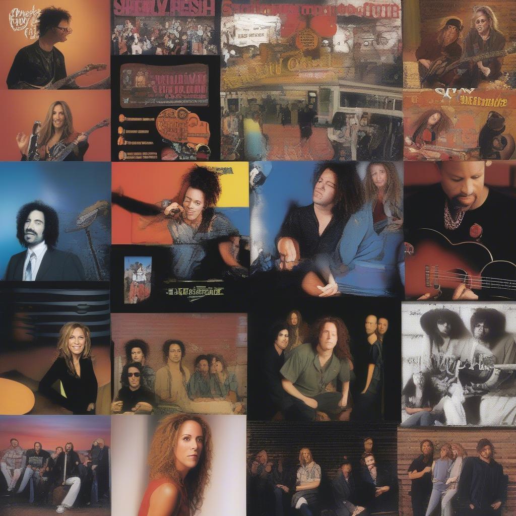 90s Soft Rock Artists: A collection of images featuring prominent soft rock artists from the 1990s, reflecting the evolution of the genre.