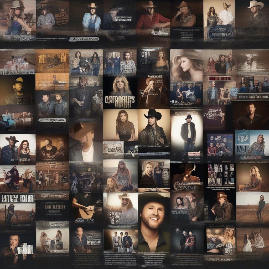 Top Country Artists on 97.9 in 2016