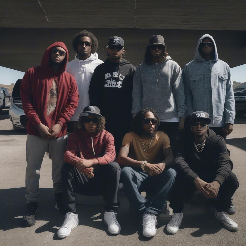 Ab Soul with TDE Members