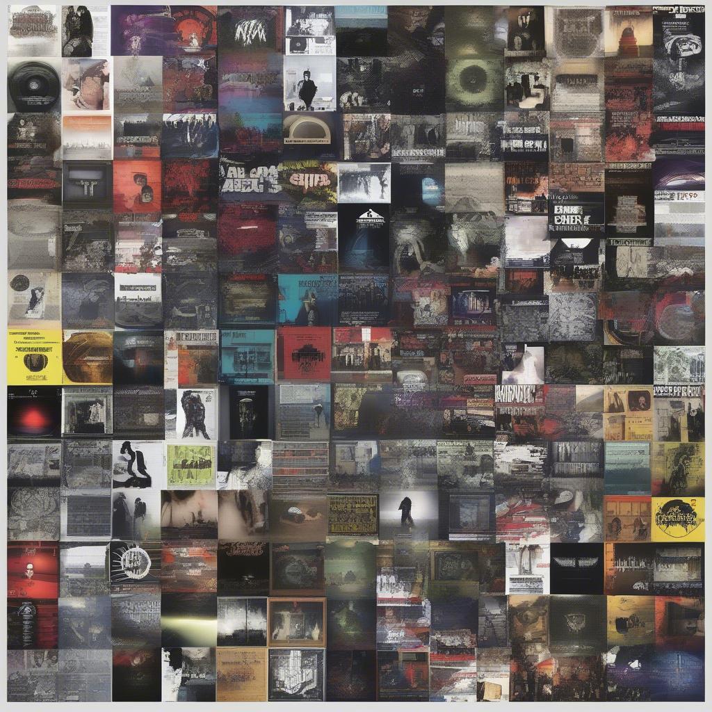 A Collage of Abandon All Ships Album Covers