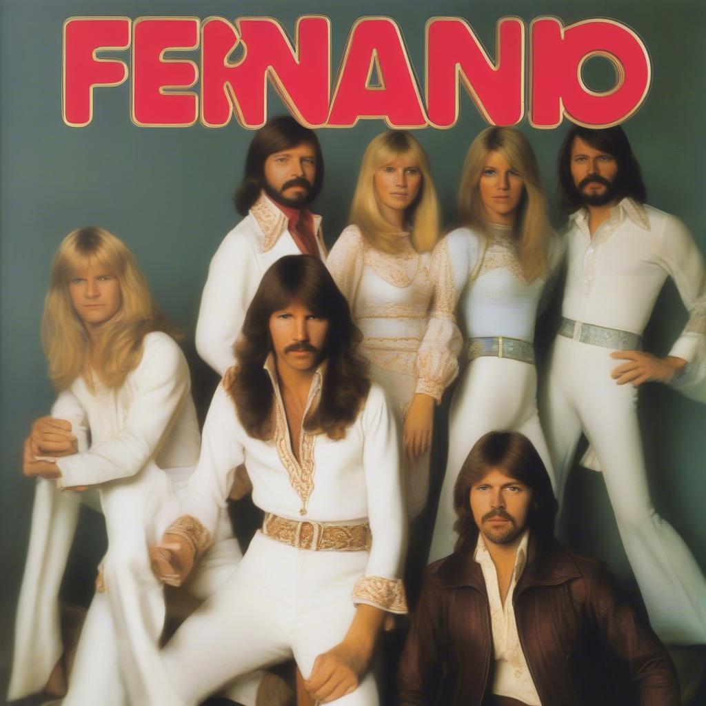 Fernando single cover with the band members posing