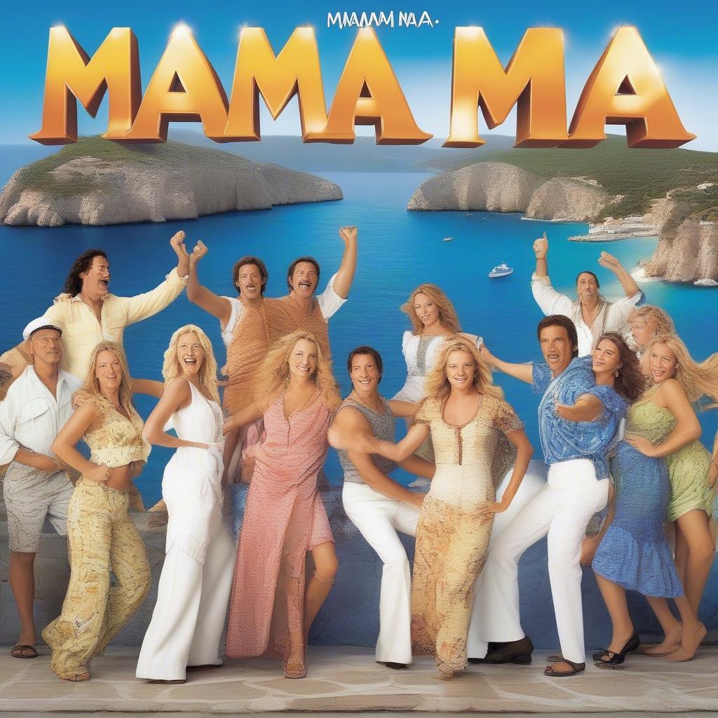 Mamma Mia stage production poster