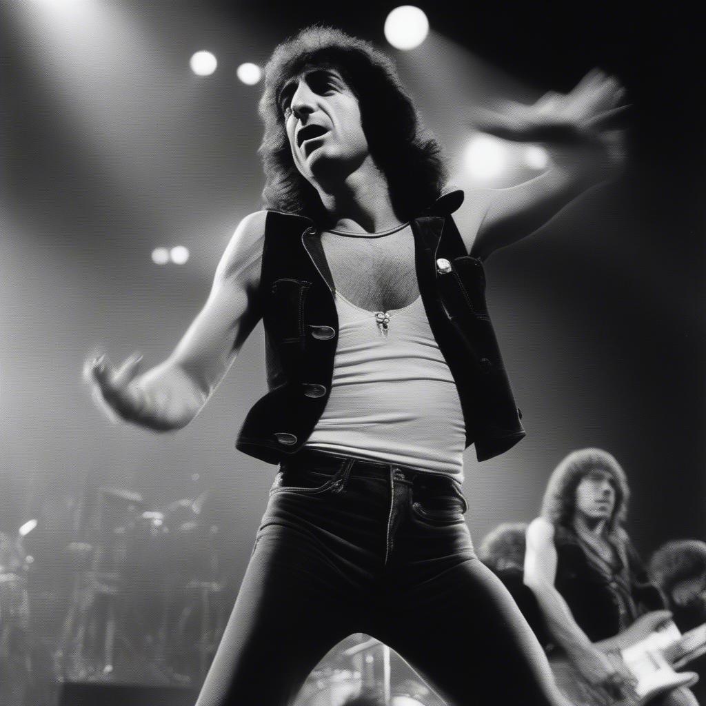 Bon Scott Performing Live with AC/DC