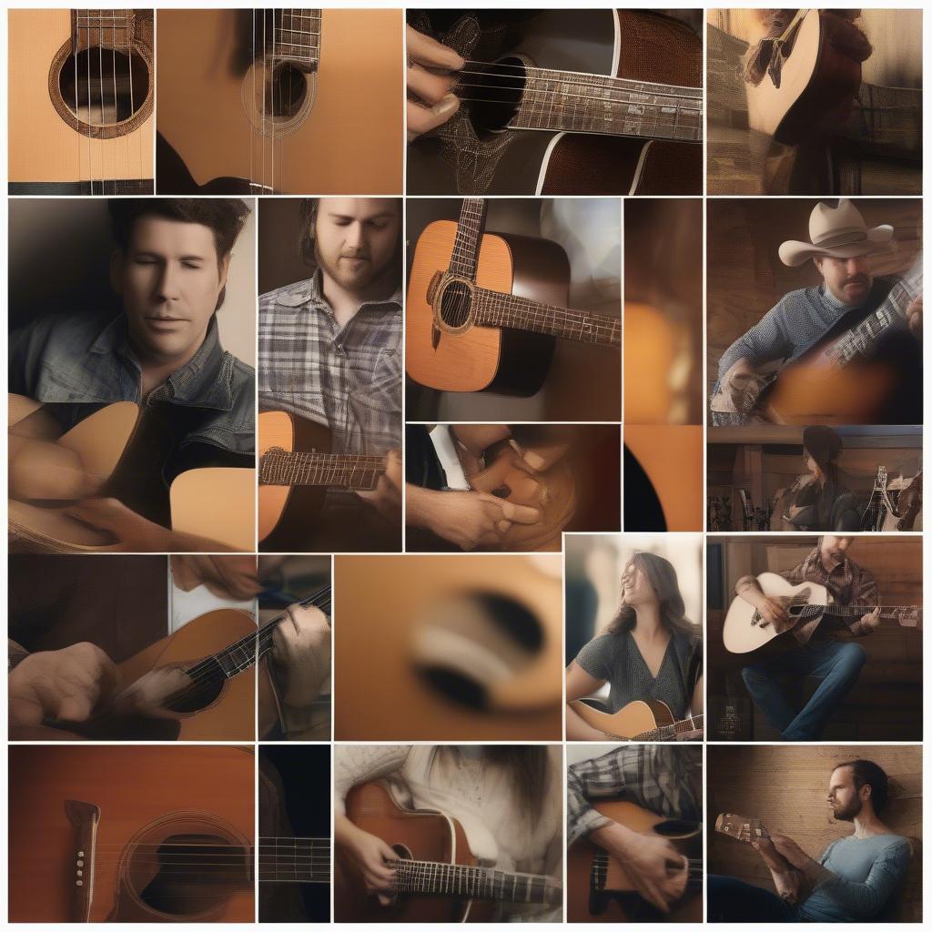 Acoustic Guitar Genres: Images depicting various styles of acoustic guitar music