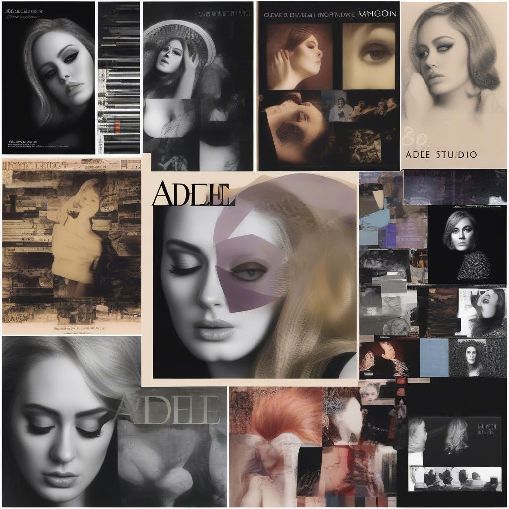 Adele's Album Covers