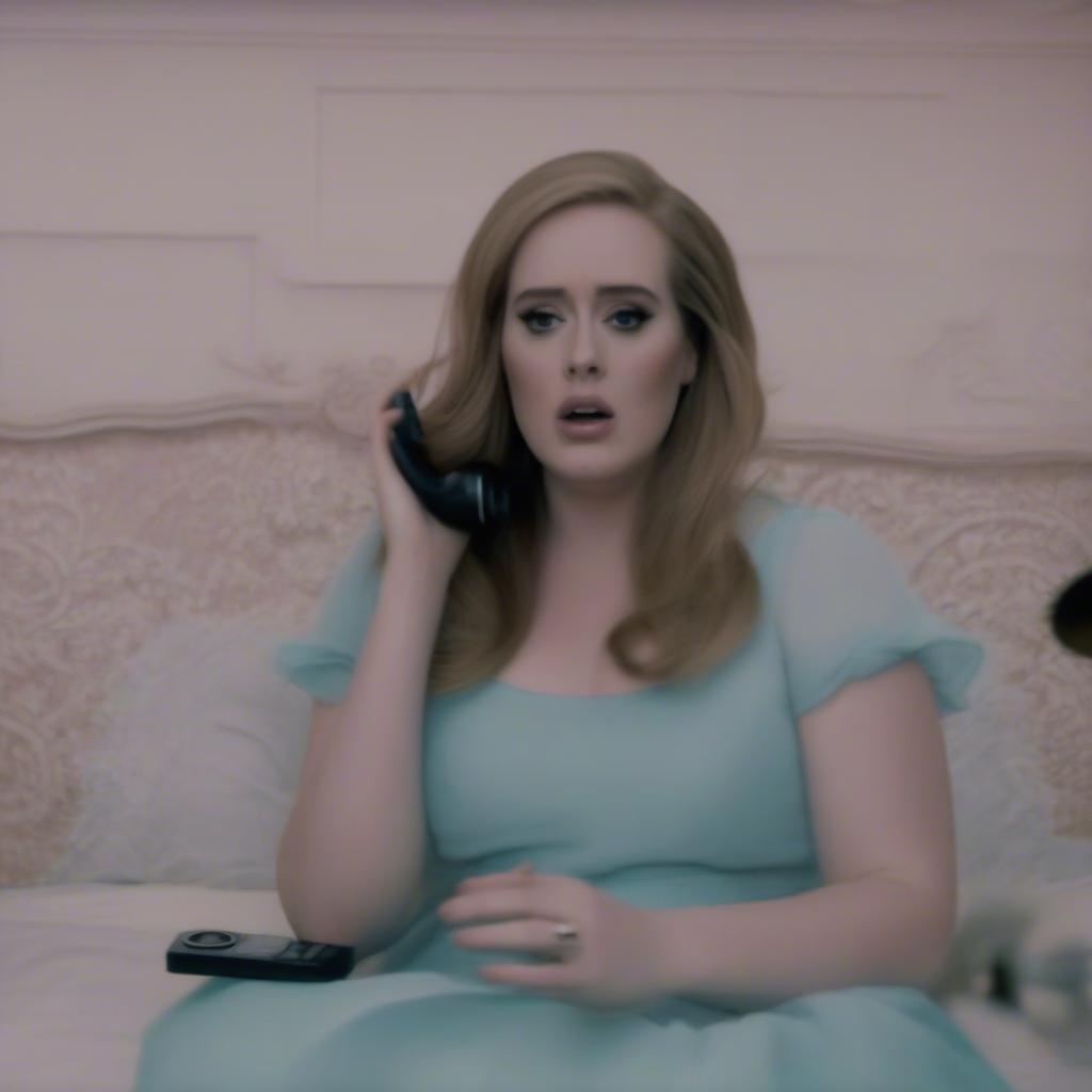 Adele in the Hello Music Video