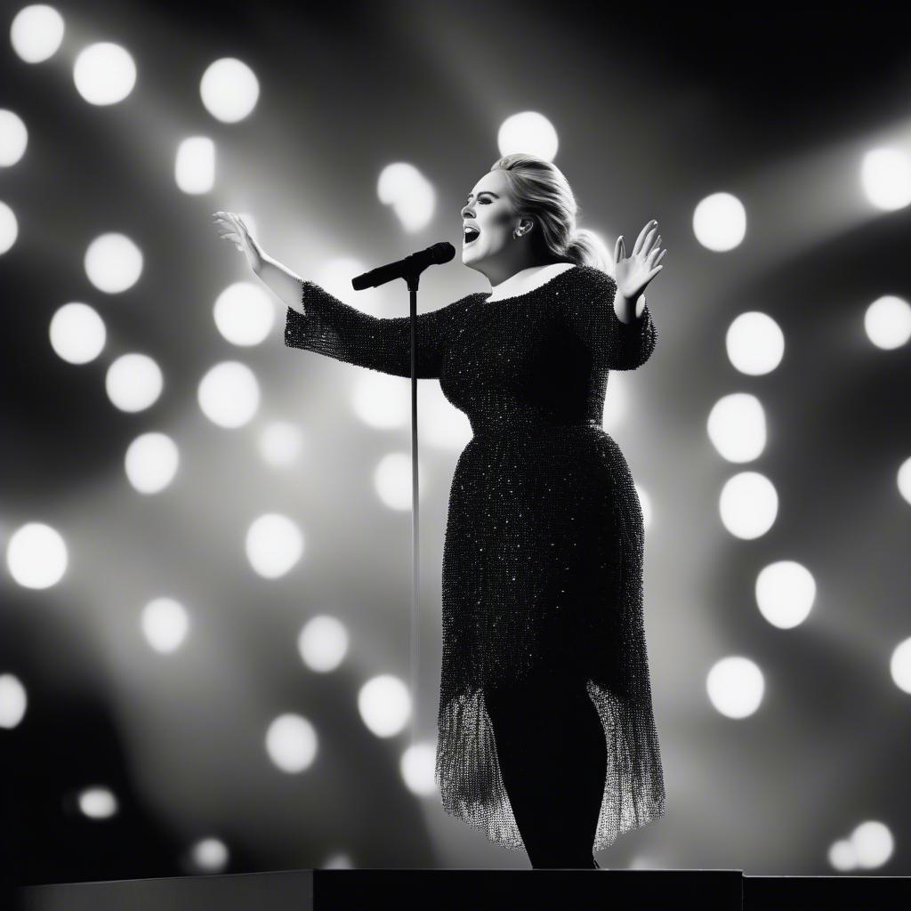 Adele Performing Live in Concert