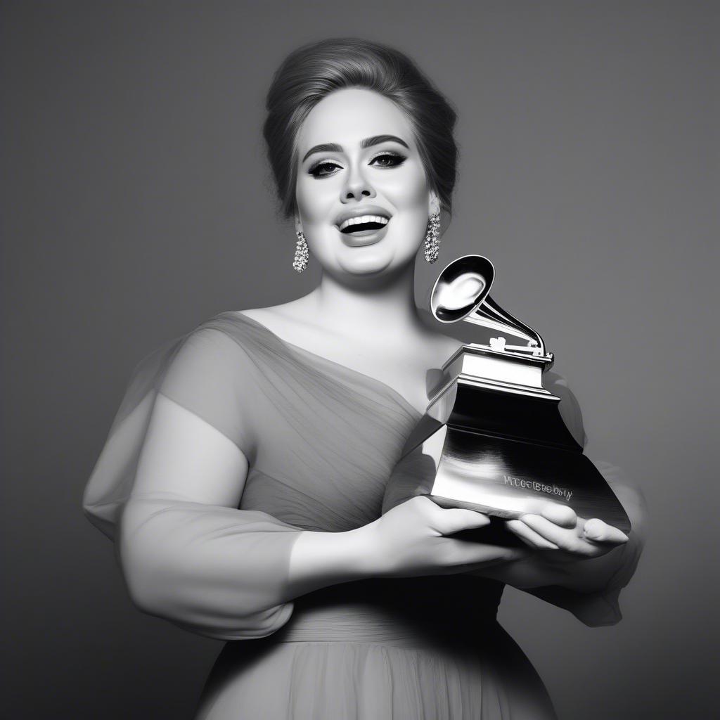 Adele Accepting an Award