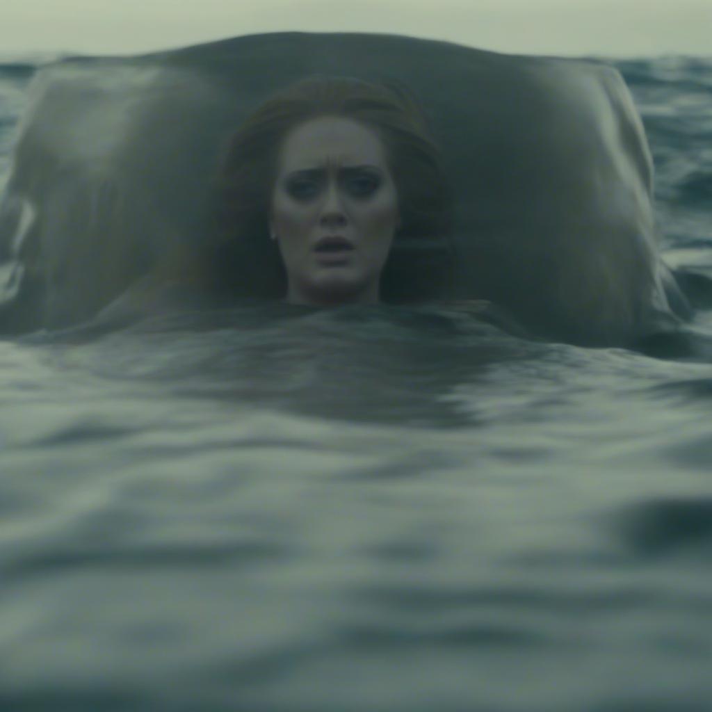 Adele in the "Rolling in the Deep" music video