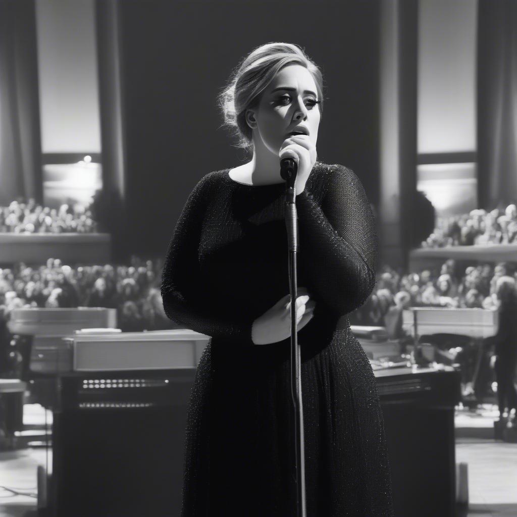 Adele Singing Someone Like You