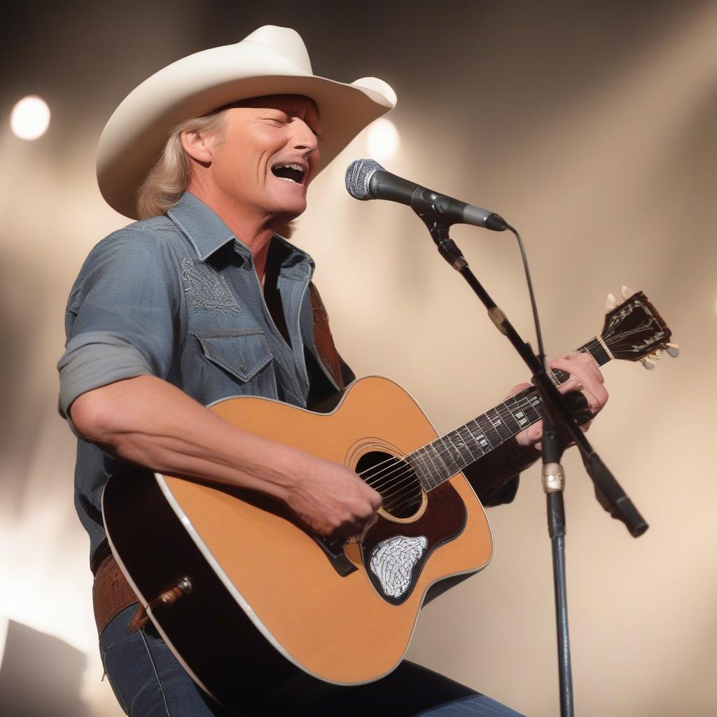 Alan Jackson Performing Live