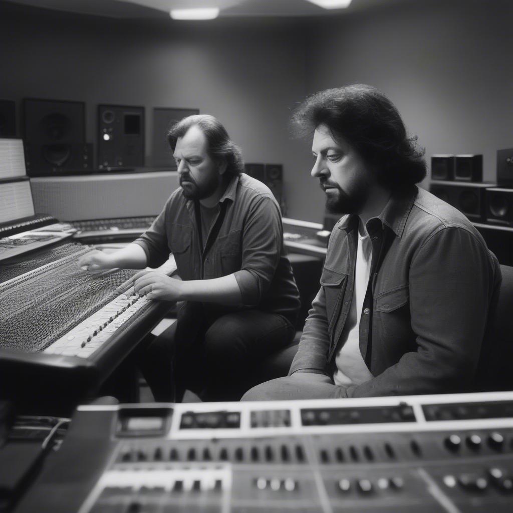 Alan Parsons and Eric Woolfson in the Recording Studio