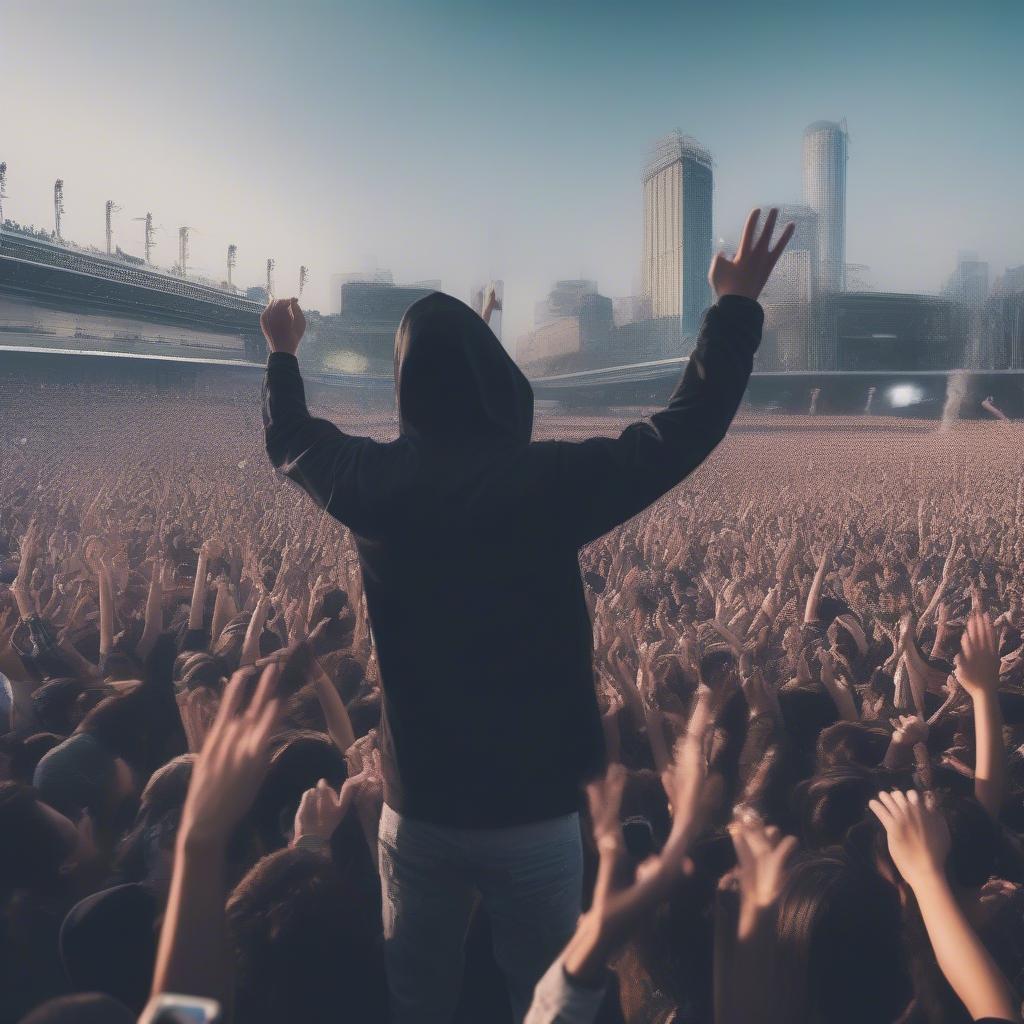 Alan Walker fans at a concert