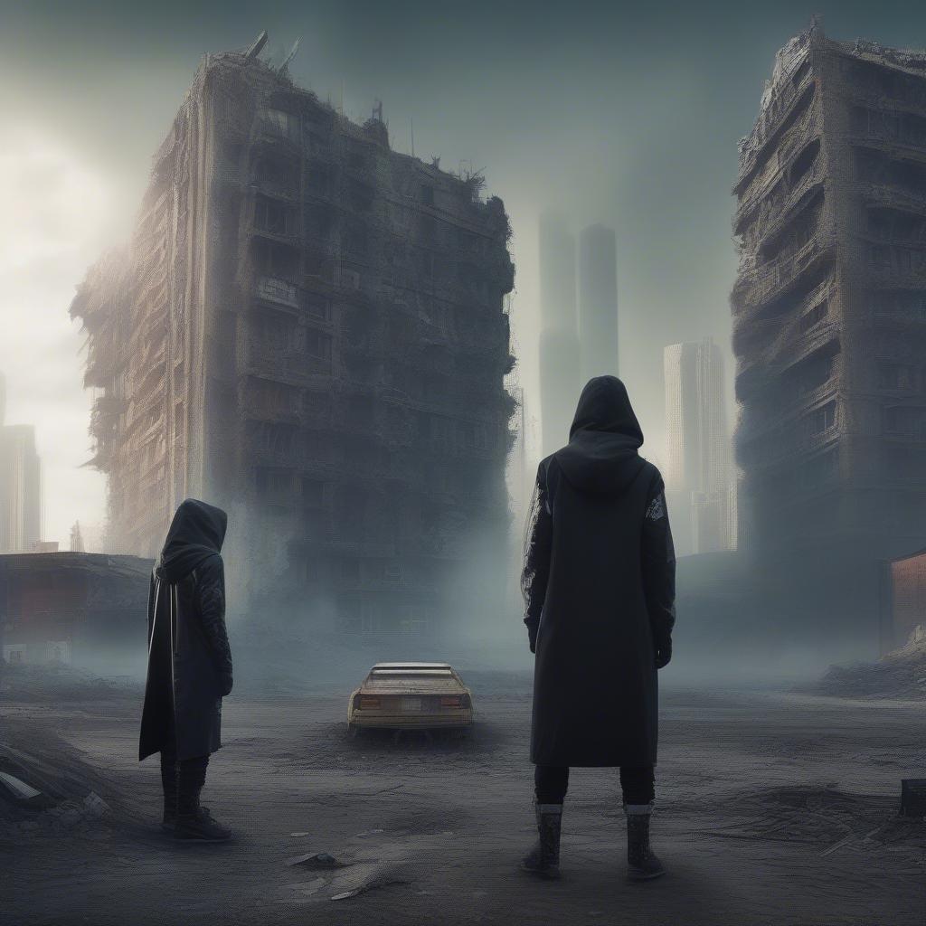 Scene from an Alan Walker music video