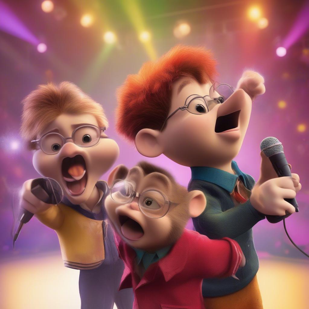 Alvin and the Chipmunks Performing Live