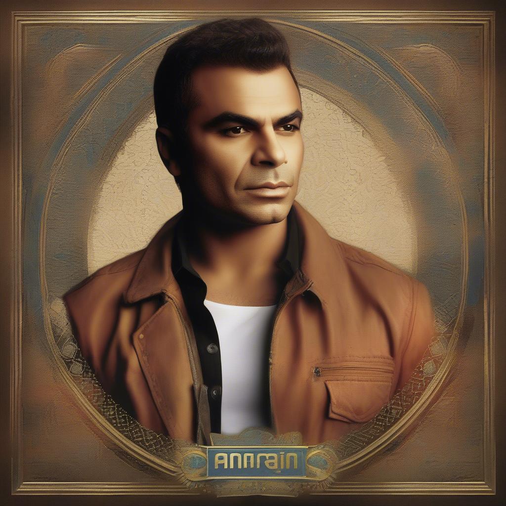 Amr Diab's Qamarain album cover