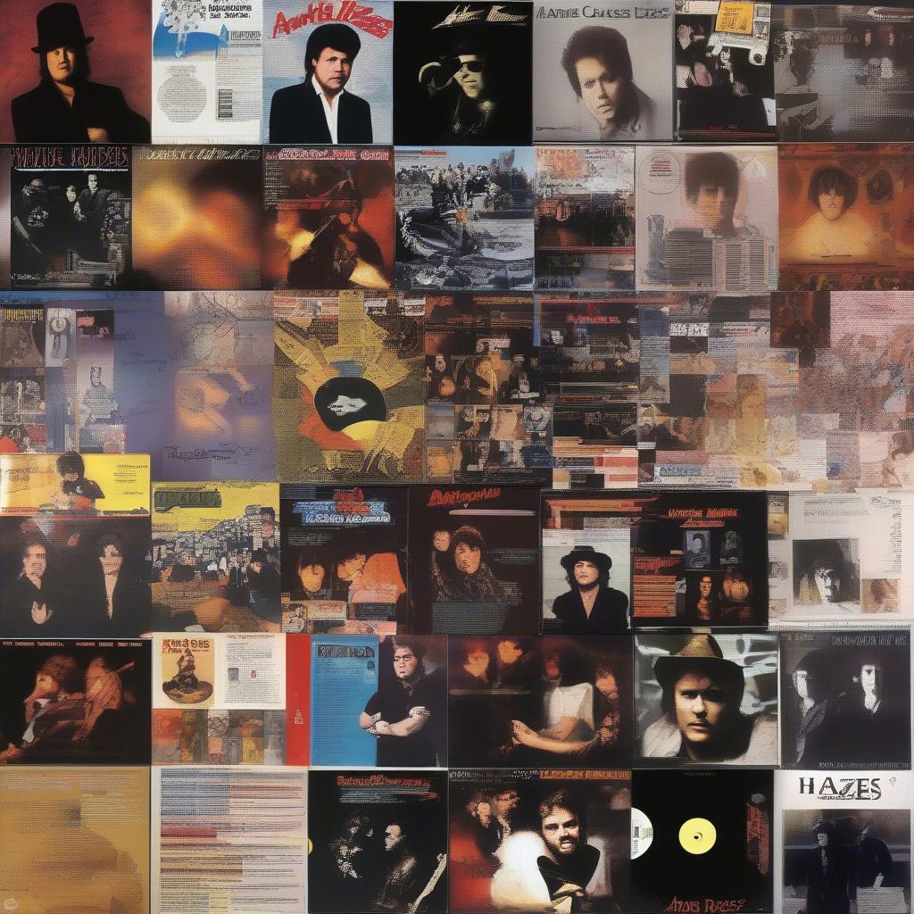 A Collage of Andre Hazes's Album Covers