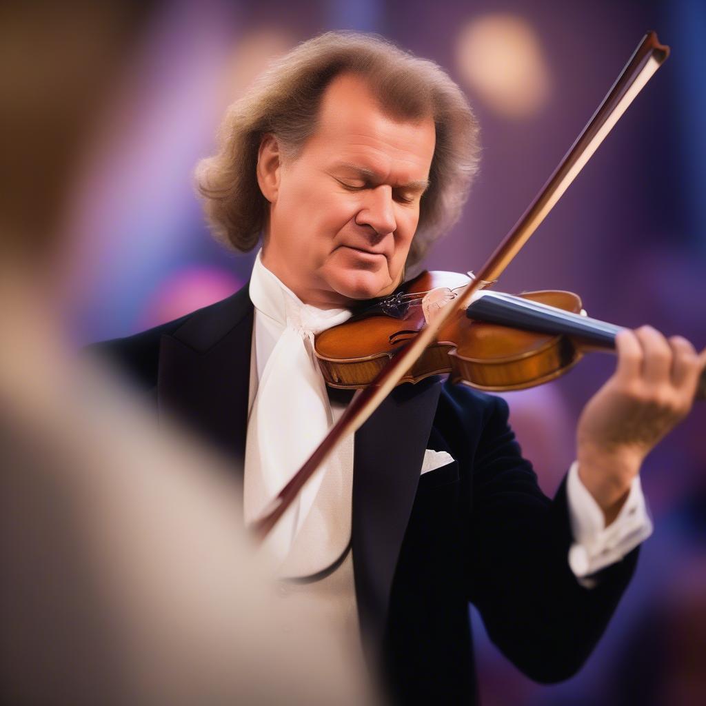 Andre Rieu playing his Stradivarius violin